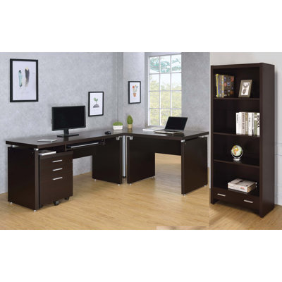 Wapping 5 Piece Computer Desk Office Set