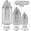 Lanterns Moroccan Candle Lanterns Decorative Set of 3 for Floor