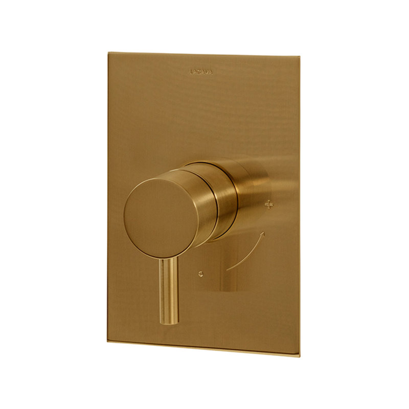 Cigno Progressive Pressure Balancing Mixer, Brushed Gold