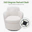 Fauteuil demi-tonneau pivotant Teddy-133228036