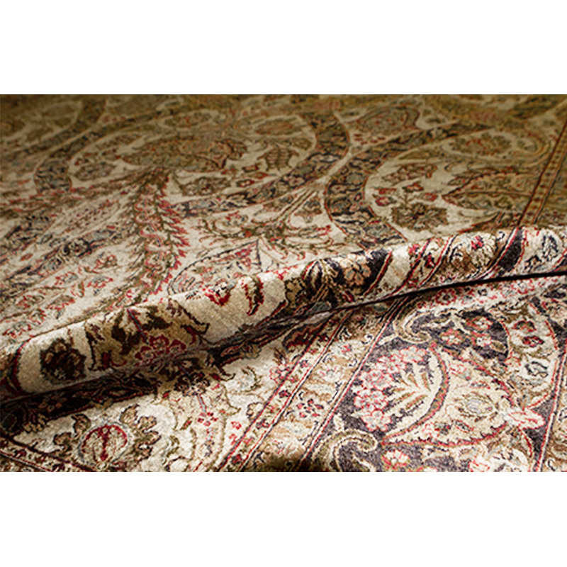 Tapis crème de haute qualité noué à la main