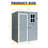 HomeViewto 5Ft X 3Ft Resin Outdoor Storage Shed Plastic Garden Sheds ...