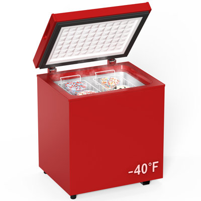 Congélateur coffre ultra-basse température Northair -40 ° F, congélateur profond de 1,8 pi cu pour crème glacée perlée, journée de jeu, fêtes, bar à domicile et garage