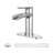 Single-Hole Single-handle Bathroom Faucet with Drain Assembly-61744972