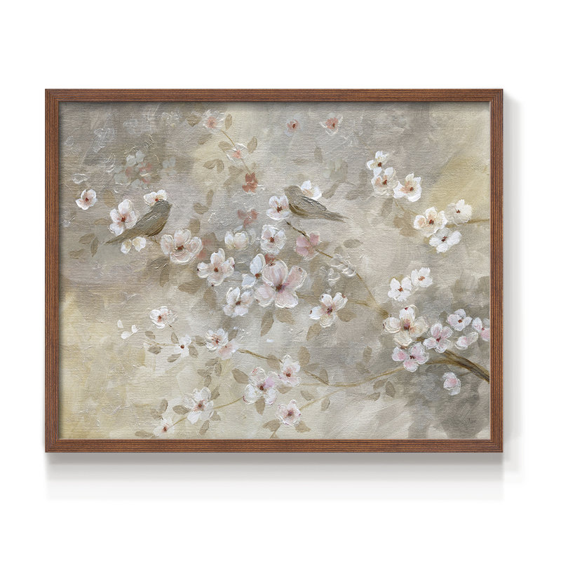 Early Spring -Framed Print - Restickable, H 8 po x l 10 po, Walnut