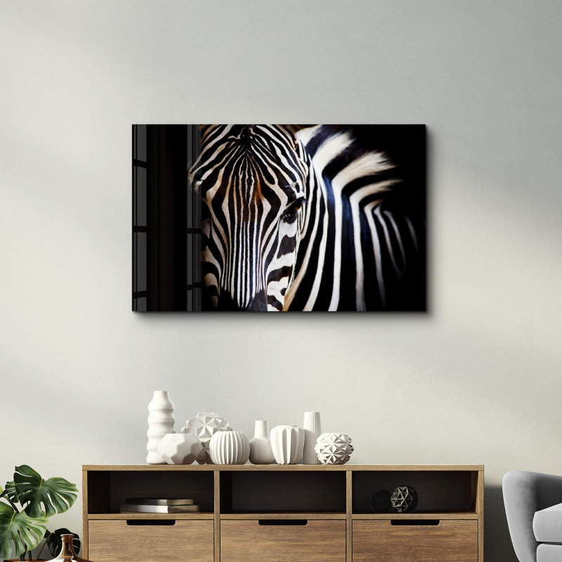 Élégante peinture murale en verre trempé de 13,8 po x 21,7 po | 100% verre trempé, épaisseur: 0,16 pouce | Imprimé UV pour des couleurs éclatantes | Parfait pour la décoration intérieure, le salon et les espaces de bureau