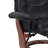 Célia Leather Swivel Recliner with Ottoman-1653340273