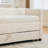 Upholstered Storage Bench with Double Storage,Rolled Armrest For Living Room,Entryway,Dormitory,Bedroom-347940556