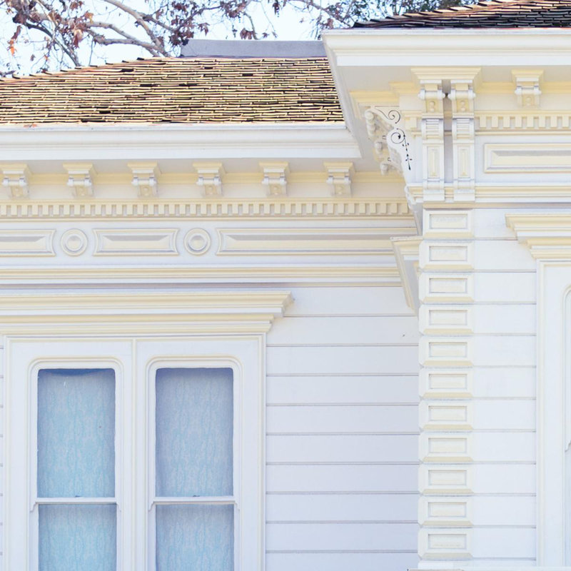 Fayetteville White PVC Dentil Crown Moulding Trim 88"