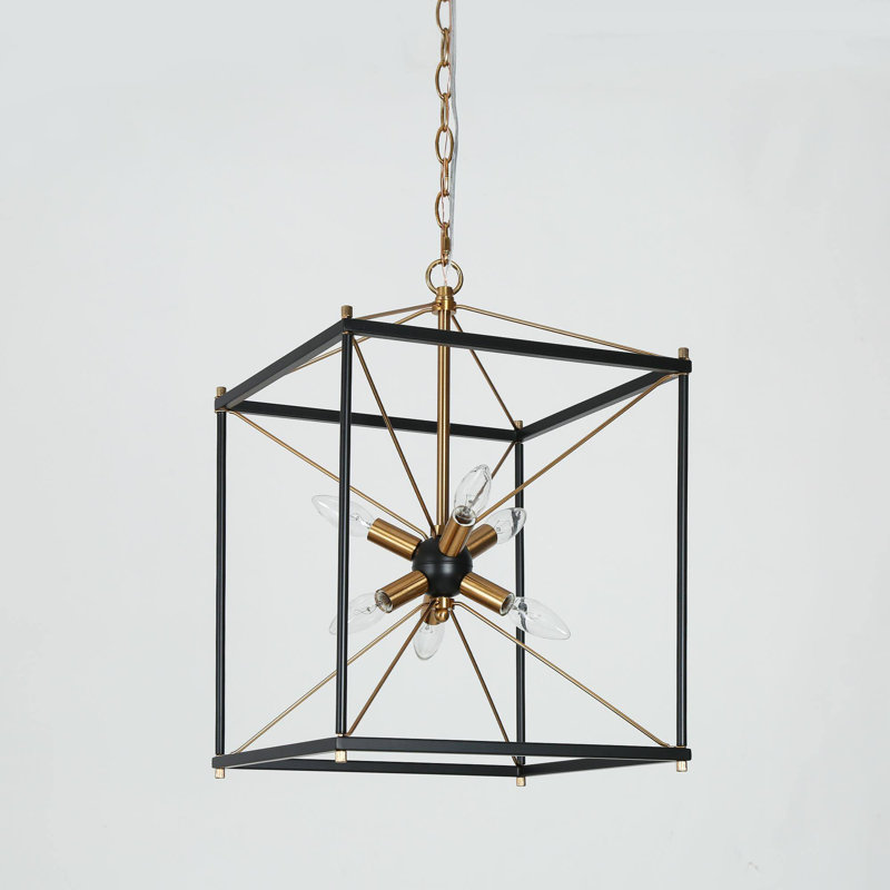 Luminaire suspendu 6 lumières Yoslan