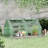 Outsunny 6' X 3' X 3' Portable Greenhouse, Garden Green House With 2 PE/Plastic Covers, Steel Frame And 2 Roll Up Windows-120642008-120642007