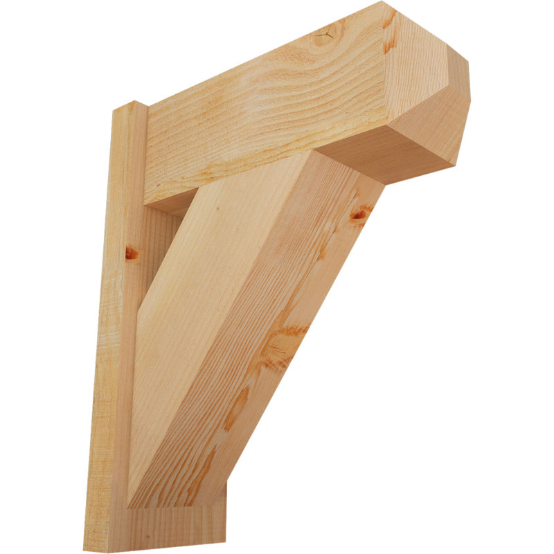 Artisan traditionnel en bois rustique, P 20 po x H 24 po, Sapin Douglas de 8 po (sciage brut)