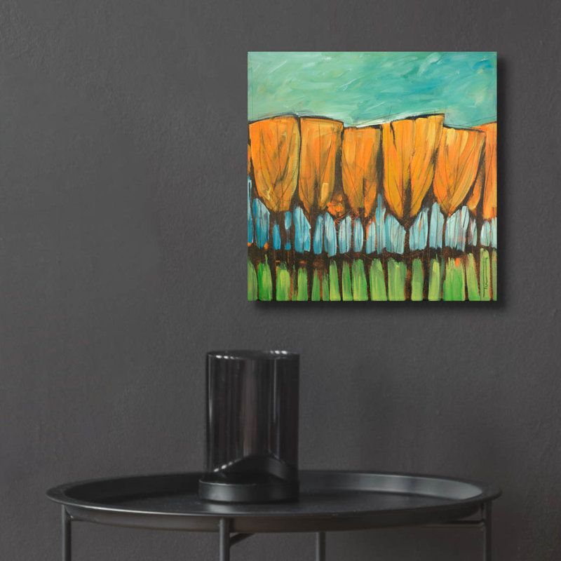 «Autumn Leaves» par Tim Nyberg, H 12 po x l 12 po