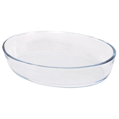 Argon Tableware Oval Glass Baker Bakeware