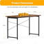 Bureau moderne de style simple pour le bureau personnel, bureau d'écriture pour étudiant, bureau en bois rétro, LITE