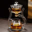 Ensemble de théière magnétique en verre