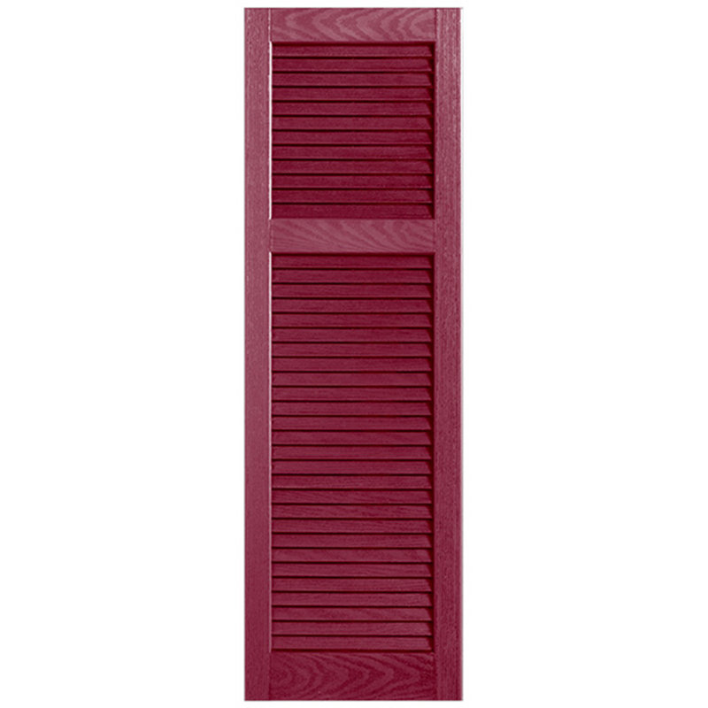 Paire de volets à persienne droite, 64 po, 12 po, Baie