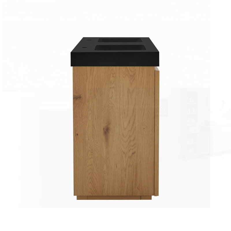 Meuble-lavabo avec lavabo Knotty Oak
