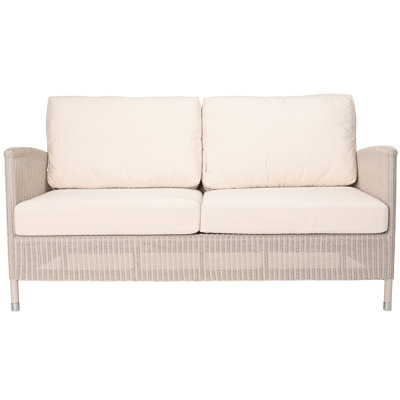 Safi 65"" Wide Outdoor Wicker Loveseat with Cushions -  Vincent Sheppard, KIT-GC007S007-S0606