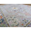 Tapis unique gris de 9 pi x 11 pi 11 po