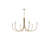 Catalena 6-Light Dimmable Iron Chandelier-615547084-615547127