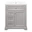 Single Bathroom Vanity with Ceramic Basin-134243252