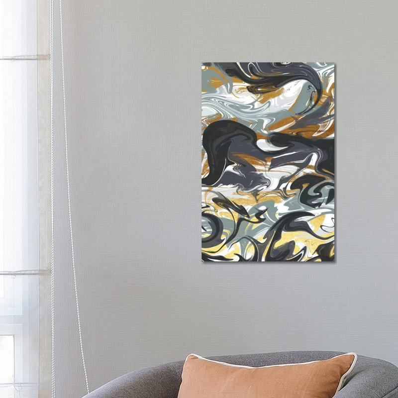 MarbledI by Joy Ting - Wrapped Canvas Gallery-Wrapped Canvas Giclée