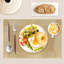 Napperons antidérapants dorés pour décor de cuisine, ensemble de 6 protecteurs de table