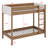 Bunk Bed Frame With Ladder, Safety Guardrails, Upholstered Headboard/Footboard