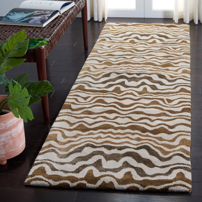 Candelo Hand Tufted Wool Pile Abstract Rug