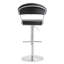 Upholstered Counter Stool with Metal Frame-1391162377