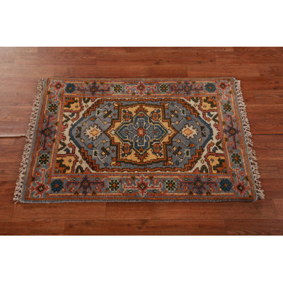 Grey Traditional Wool Rug 2x3