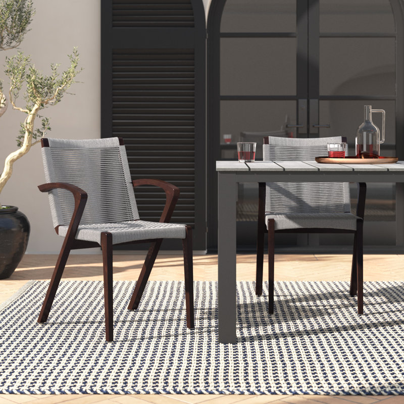Chaise de patio Camberlynn, Eucalyptus / Gris