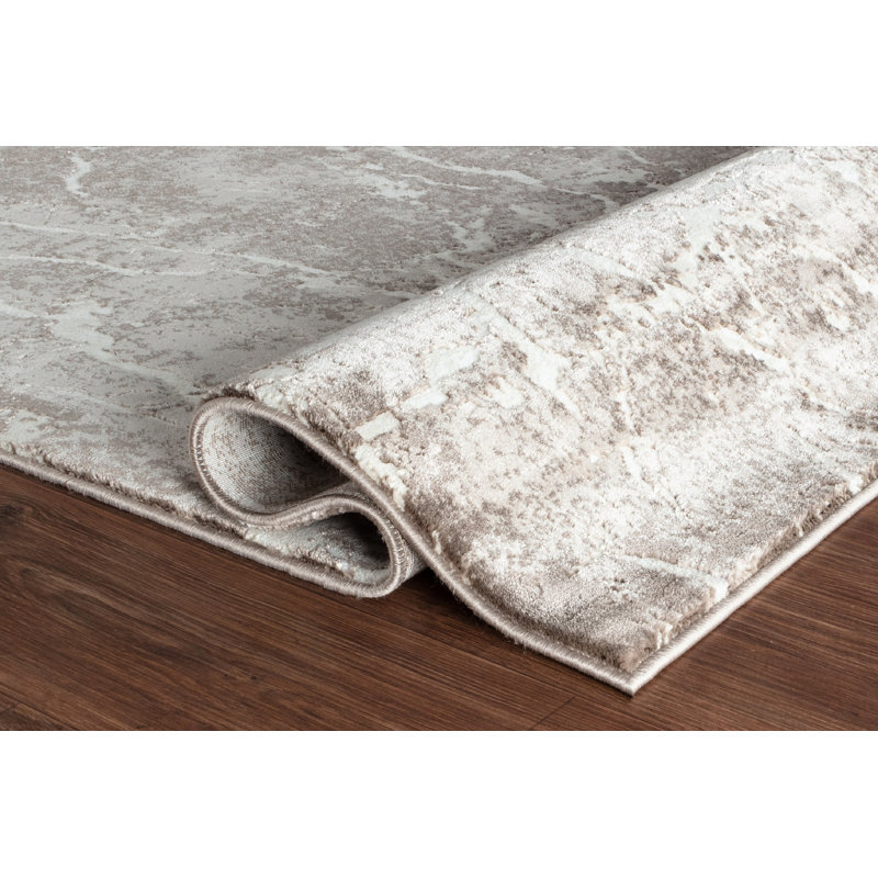 Tapis brun de la collection Studebaker, Rectangle 6 pi 9 po x 9 pi 6 po