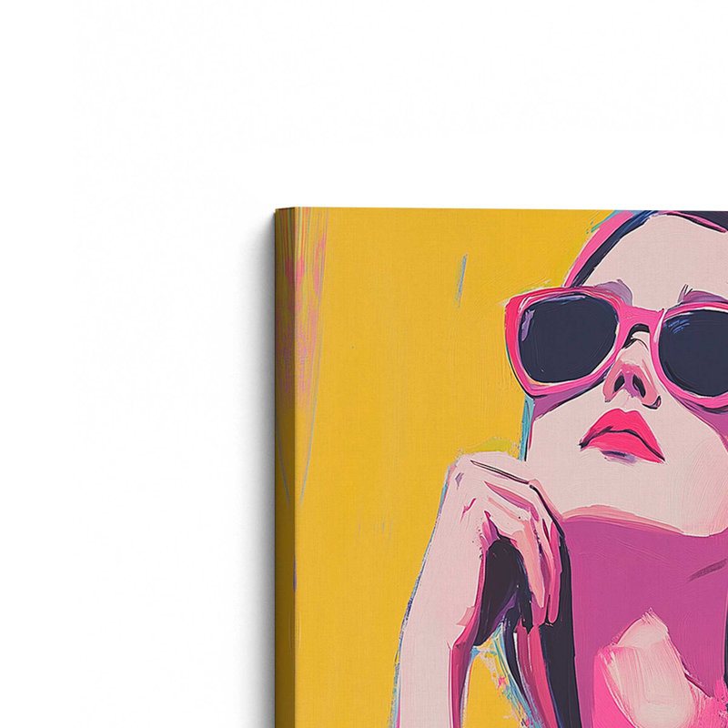 «Chroma Shades I» par ARTIST, reproduction d'art sur toile, H 32 po x l 24 po