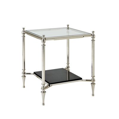Medford Glass End Table