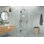 Halo 50 in. x 46 in. x 78 in. 90-degree Fully Frameless Glass Hinged Shower Enclosure