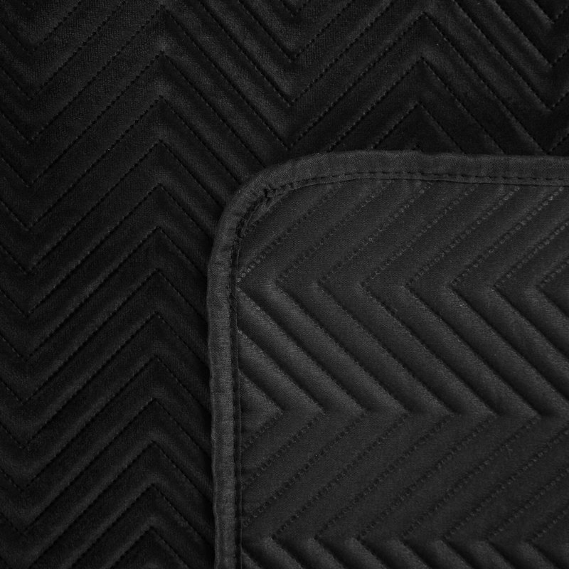 Lola-Lee Hand Woven Throw Blanket, Black