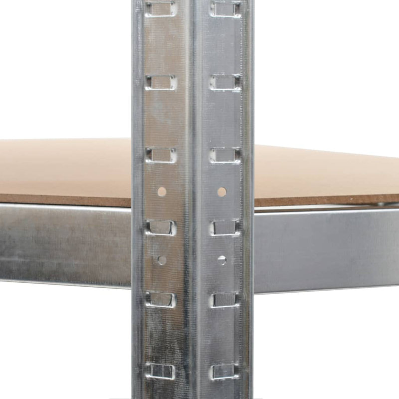 Shelf Storage Bookshelf Shelving Unit 5-Layer Steel and Engineered Wood, 70.87" H x 35.43" W x 35.43" D