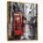Toile avec cadre flottant or