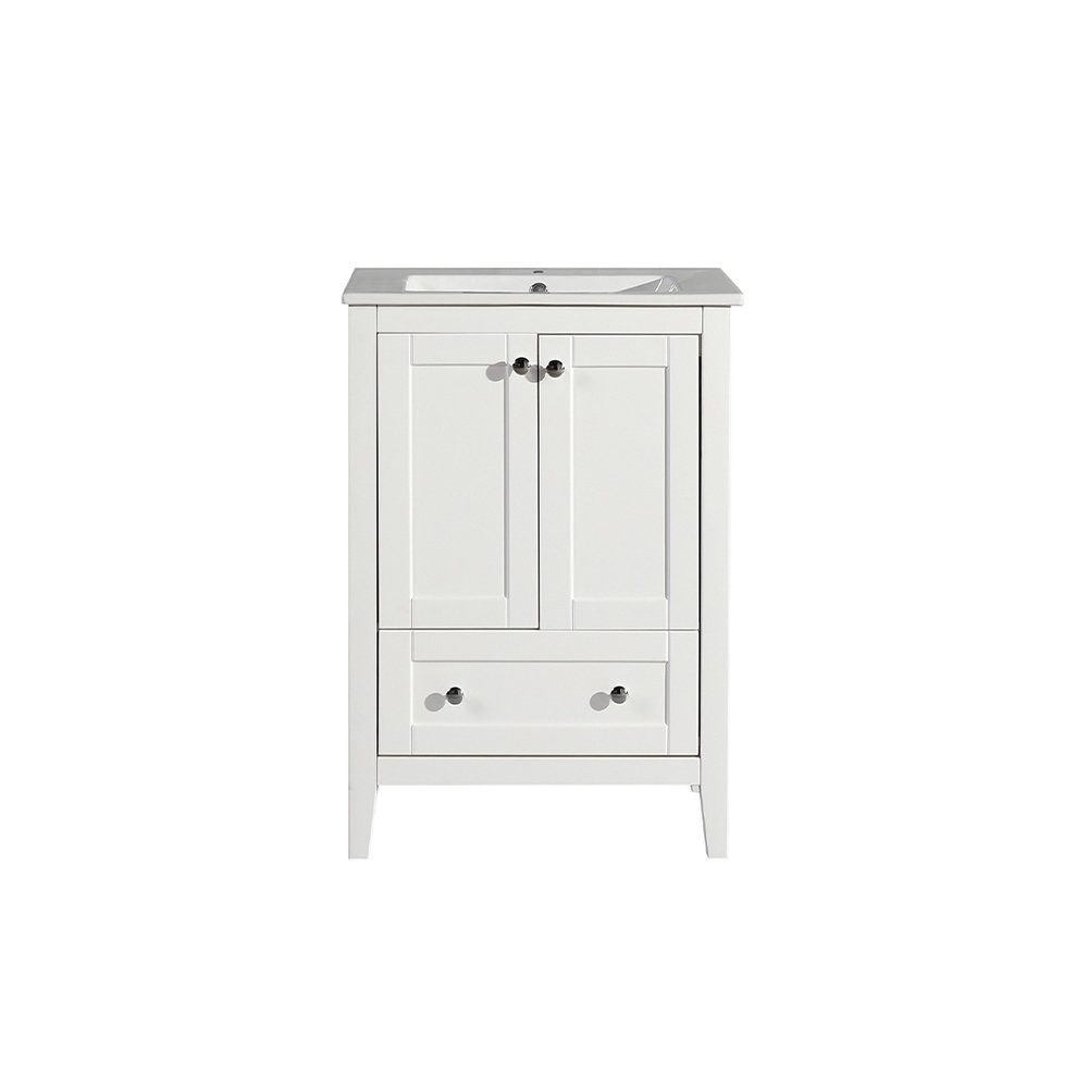 Swiss Madison Cannes 24 Single, Two Doors, One Drawer, Bathroom Vanity