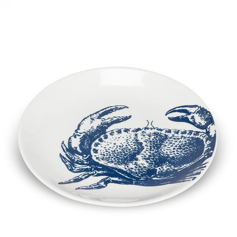 Assiette à apéritif crabe