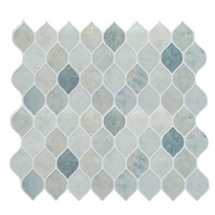 6.1'' W x 12'' L PVC Peel and Stick Mosaic Tile