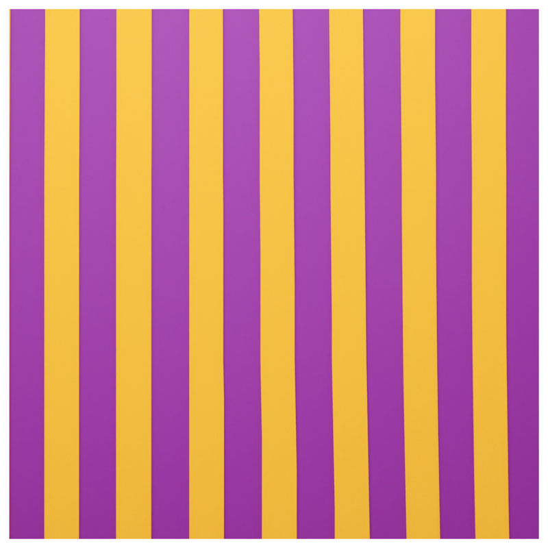 Tapisserie murale mauve à rayures jaunes - Décoration murale à rayures, H 50 po x l 60 po avec 4 œillets