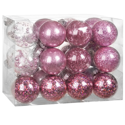 24-tlg. Weihnachtsbaumkugel-Set