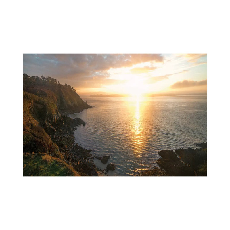 Rade De Brest Entering In Brittany by Philippe Manguin - Wrapped Canvas Print