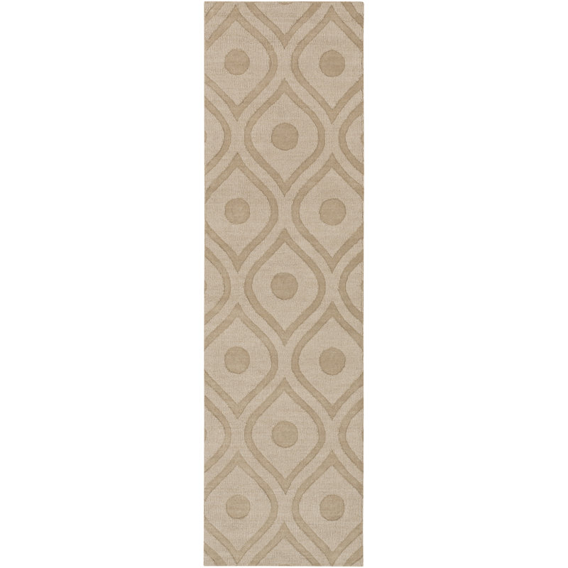 Zora Wool Geometric Indoor Rug, Runner 2'3" x 12'