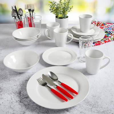 Porcelain China Dinnerware Set 32 Piece - Service for 4
