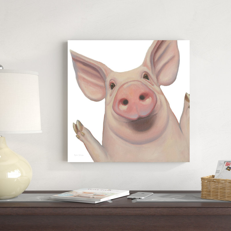 Bacon, morceaux et jambon III, H 20 po x l 20 po