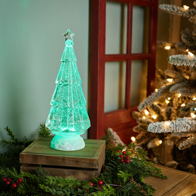 Arbre de Noël à DEL vert H 12 po
